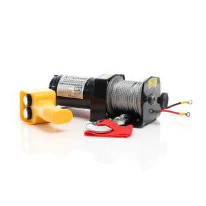 Argano elettrico Verricello a motore 12V 907kg Cavo d'acciaio 12,5m Motore 1CV Fuoristrada