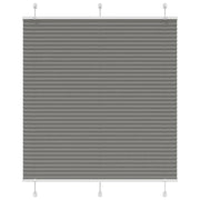 Tenda Plissettata Antracite 115x150cm Larghezza Tessuto 114,4cm