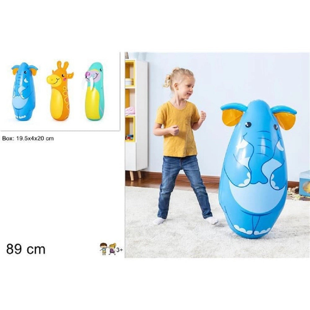 Trade Shop - Pungiball Design A Forma Di Animali 89 Cm Per Bambini 6 Modelli Assortiti 52152 -