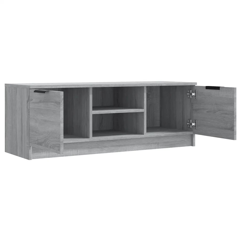 Mobile TV Grigio Sonoma 102x35x36,5 cm in Legno Multistrato 817133