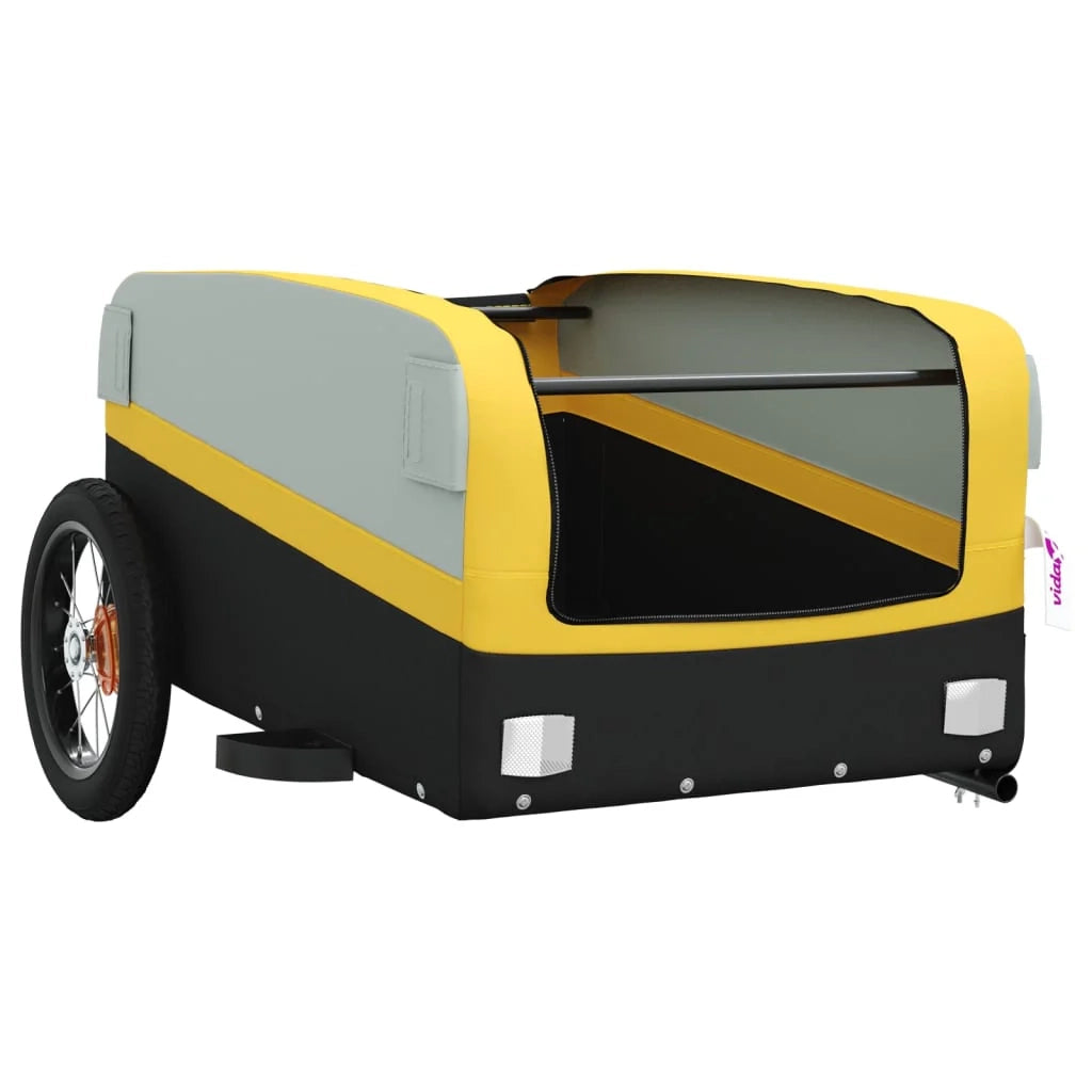 Rimorchio per trasporto biciclette 30 kg ferro giallo 02_0044136