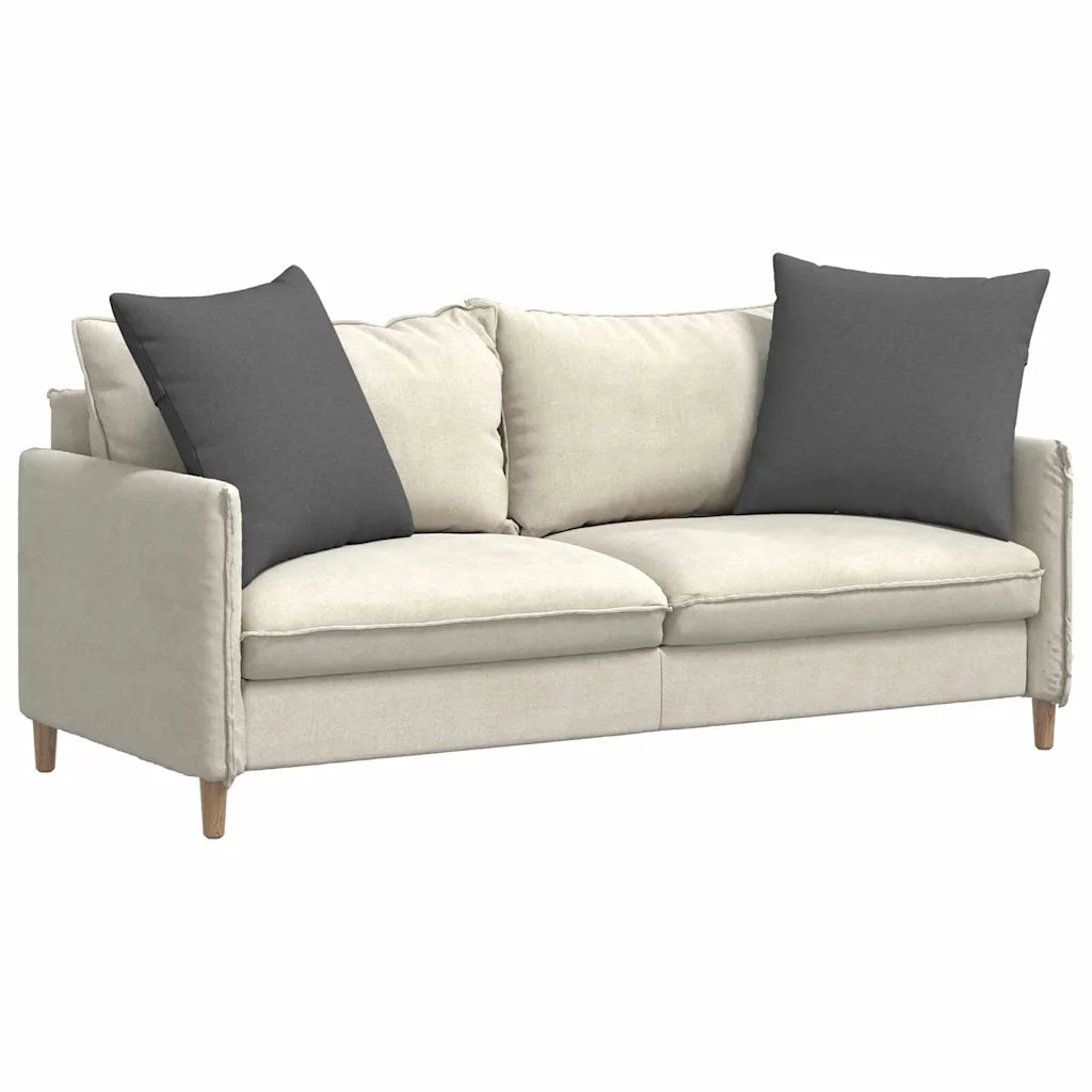 Cuscini da Divano 2 pcs Grigio scuro 80 x 80 cm Tessuto
