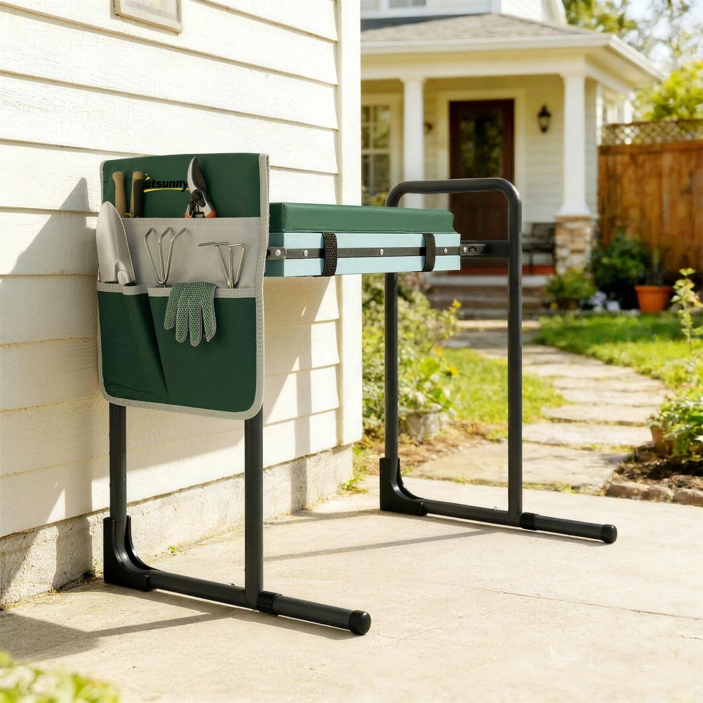 Cuscino e Sgabello da Giardino ¨C zephmum ¨C Grigio, Polipropilene, 150 kg