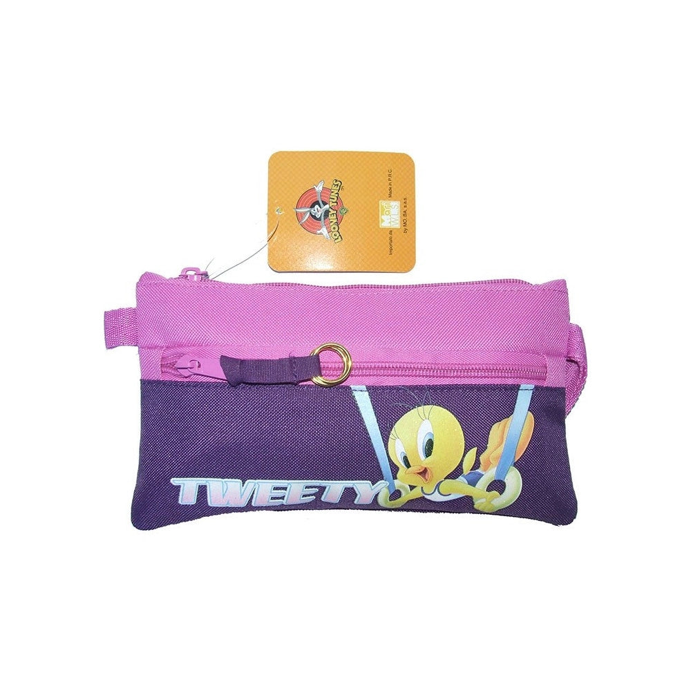 Trade Shop - Bustina Portacolori Portapenne Per La Scuola O Disegno A Zip Singola Tweety -