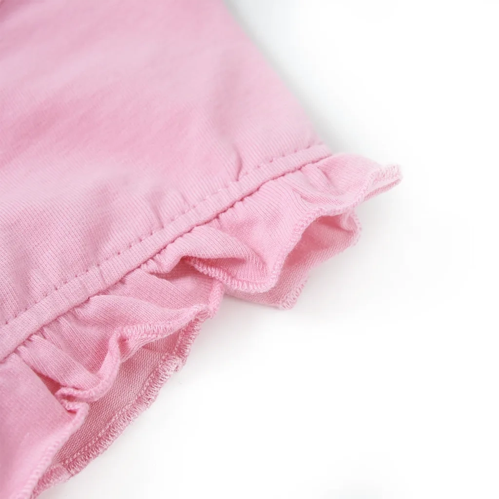 Maglietta da Bambina a Maniche Corte Fucsia 104