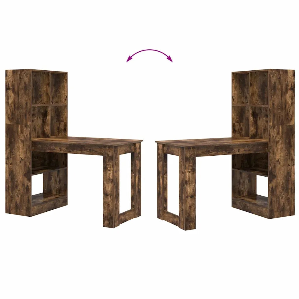Scrivania Rovere fumé 122 x 67 x 145 cm Legno multistrato 3337261