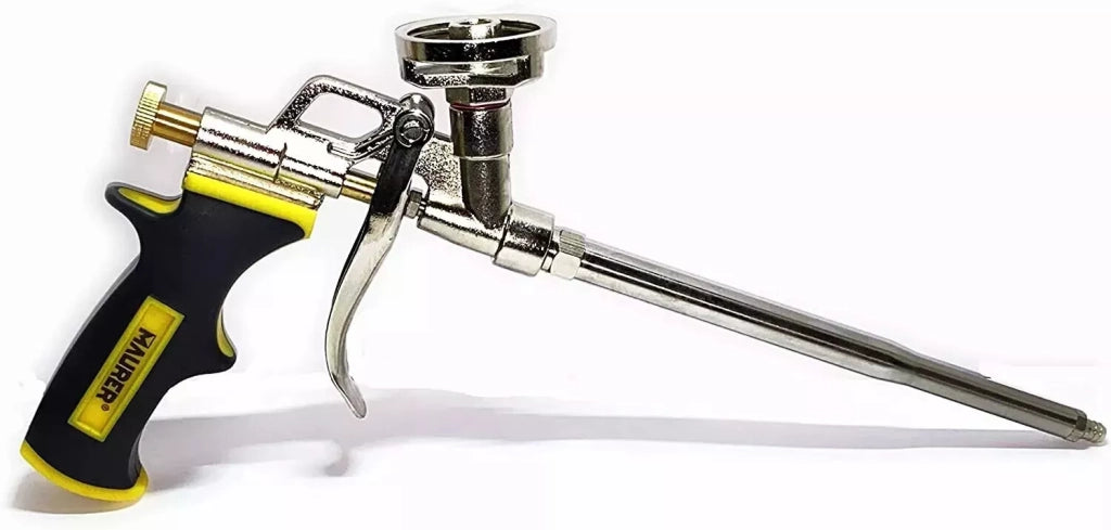 Pistola per Schiuma Poliuretanica Maurer con ugello in acciaio inox ed impugnatura ergonomica
