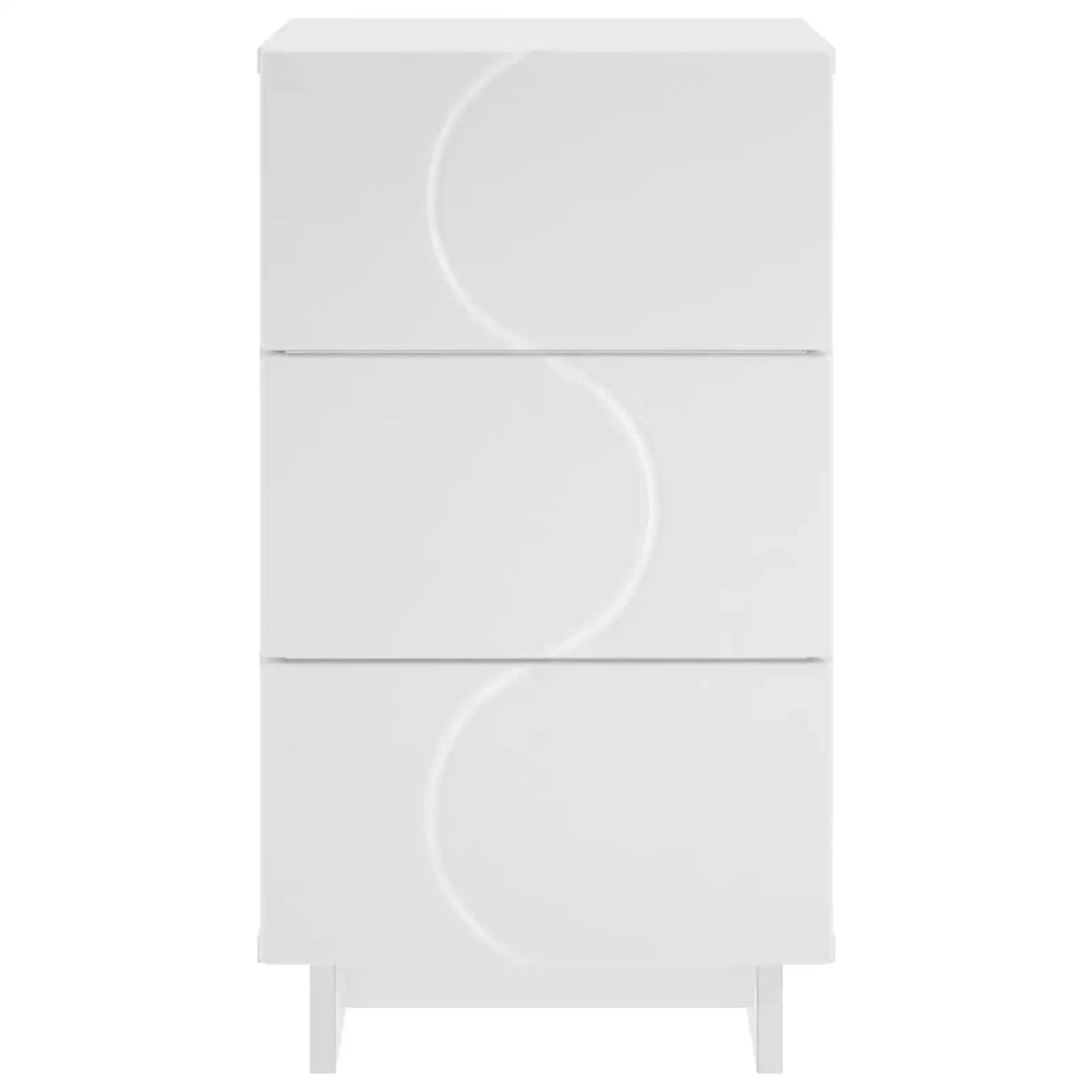 Armadio da Notte 2 pcs Bianco 33,5 x 34,5 x 60 cm 8011424