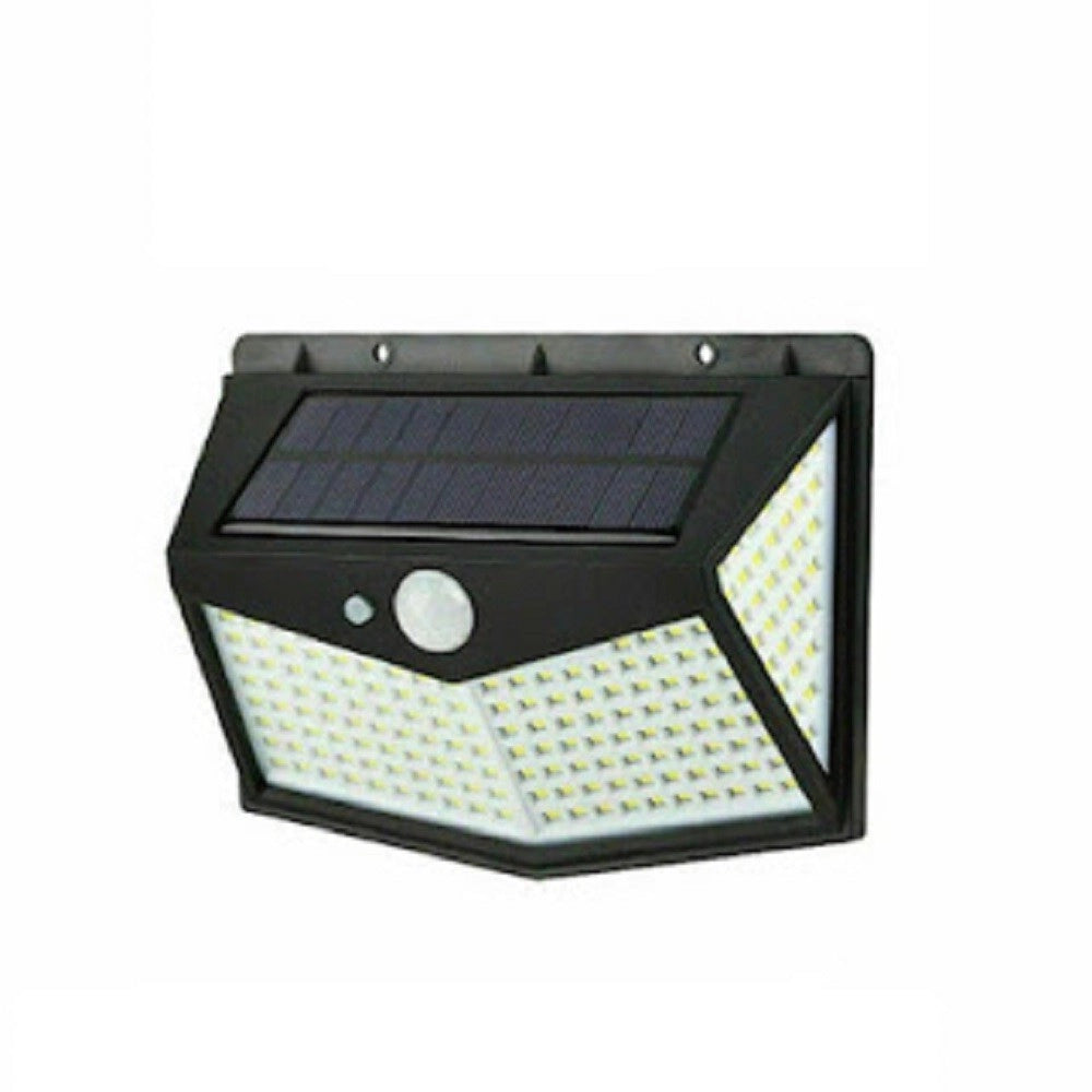 Trade Shop - Lampada Solare Fotovoltaico Sensore Luce 212led Esterno Giardino Faretto Tx-9501 -