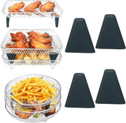 Accessori premium per air fryer con 4 piedi in silicone
