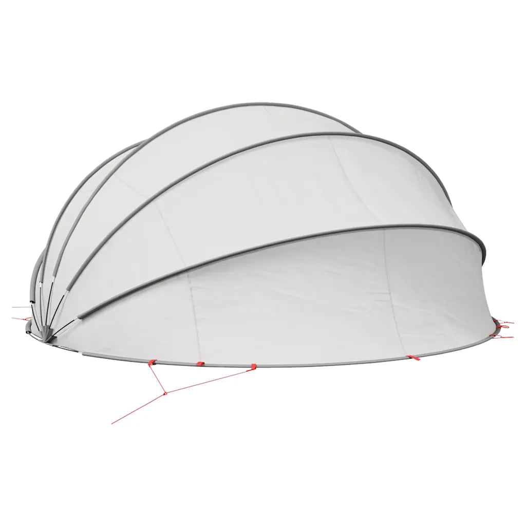Dome Piscina Grigio e arancione 500 x 500 x 236 cm