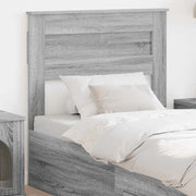 Testiera-Testata-Testiera Decorativa Grigio Sonoma 80 cm Legno multistrato 263239