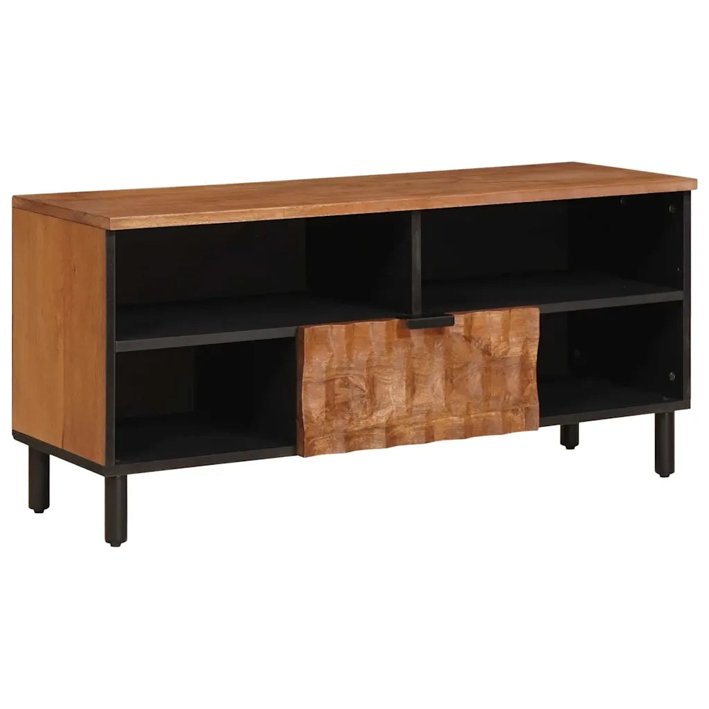 Mobile TV con cassetto Finitura Marrone Acacia 100 x 33 x 46 cm 4017916