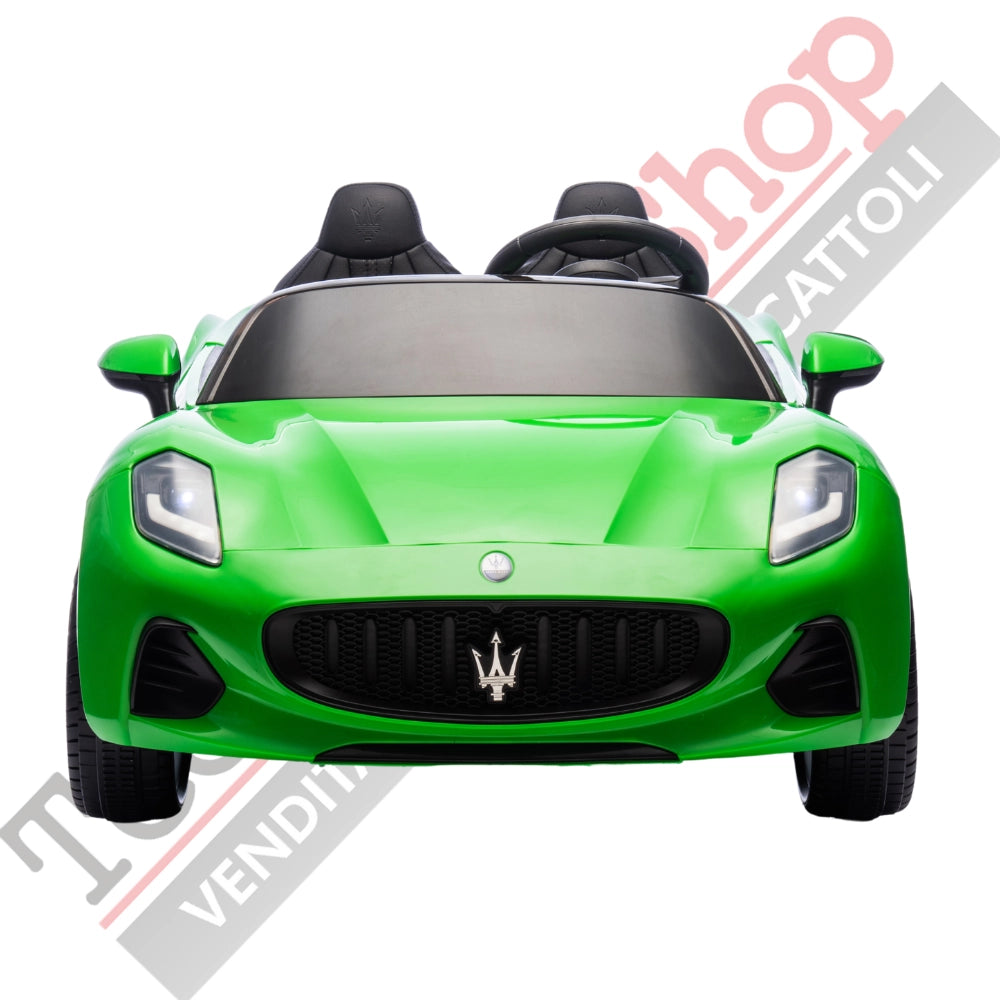 Auto Elettrica Per Bambini Maserati Folgore 12V-Verde