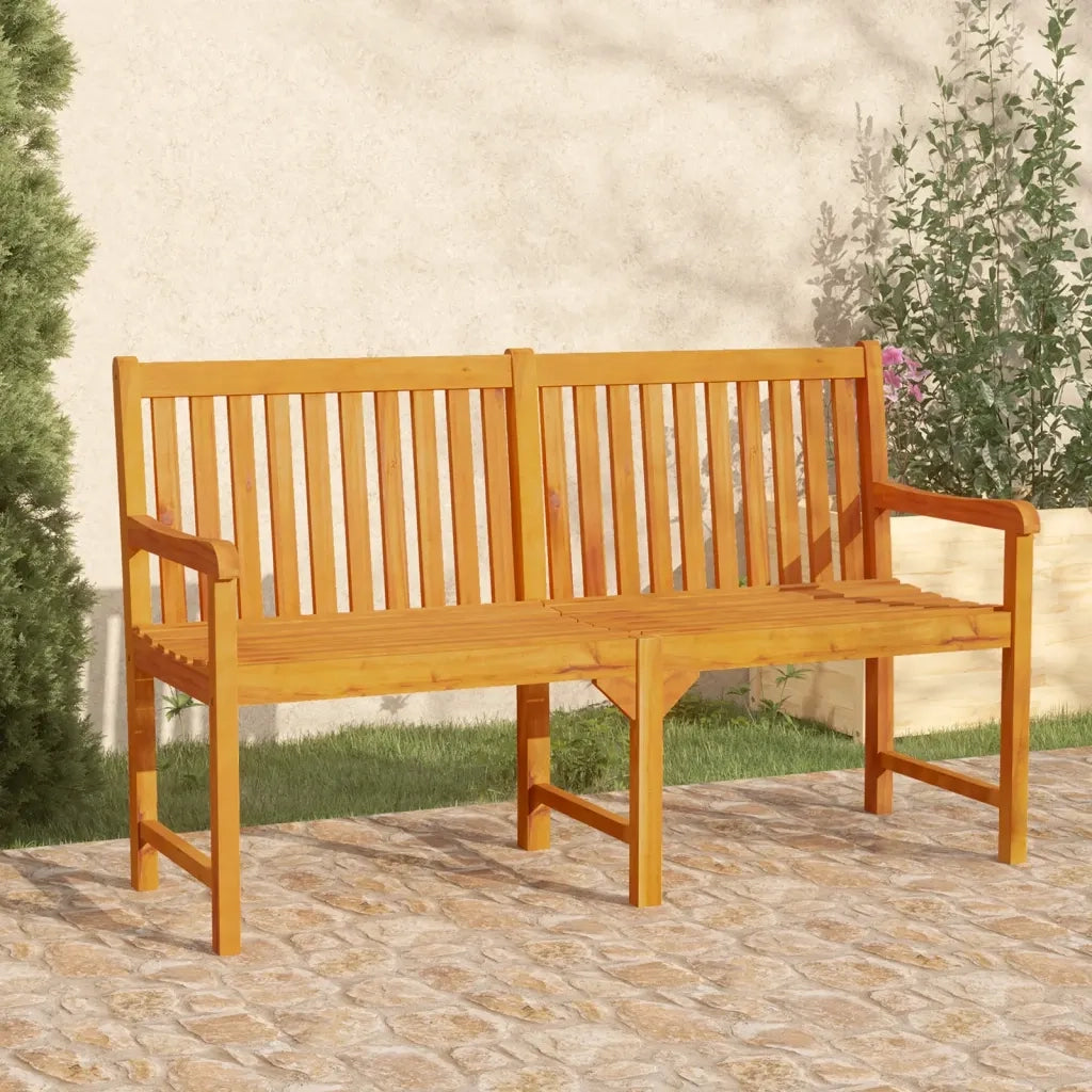 Panca da Corridoio-Sgabello-Panca da esterno 150 cm in Legno Massello di Acacia 897240