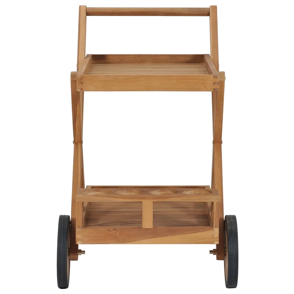 Carrello da T¨¨ in Legno Massello di Teak CFW8426532