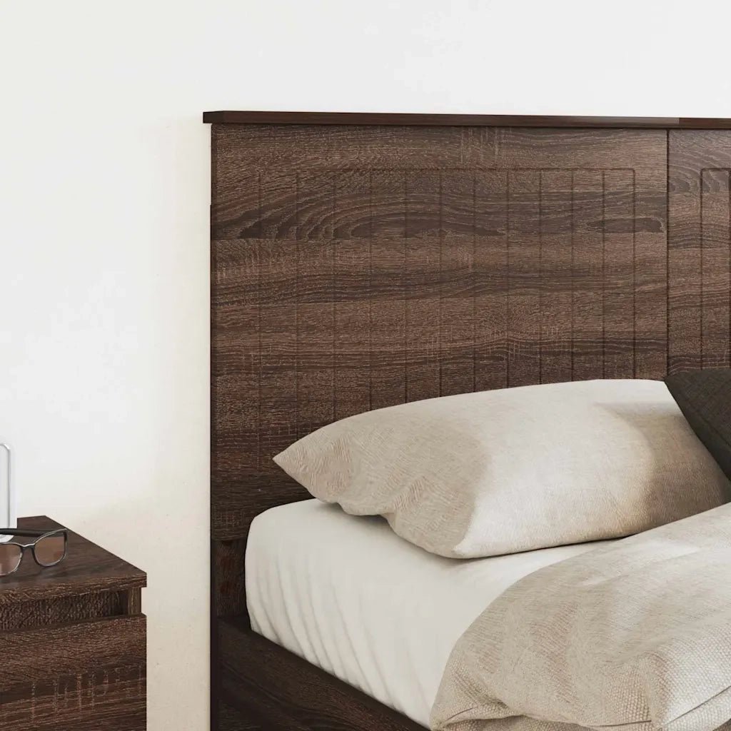 Testiera-Testata-Testiera Decorativa Rovere Marrone 140 cm Legno multistrato 291876