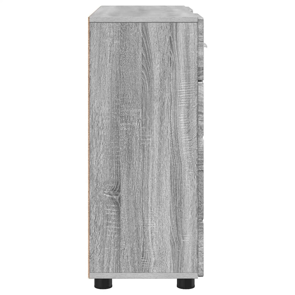 Armadio in Legno con cassetto Grigio Sonoma 88,5 x 30,5 x 73 cm CFW7559350