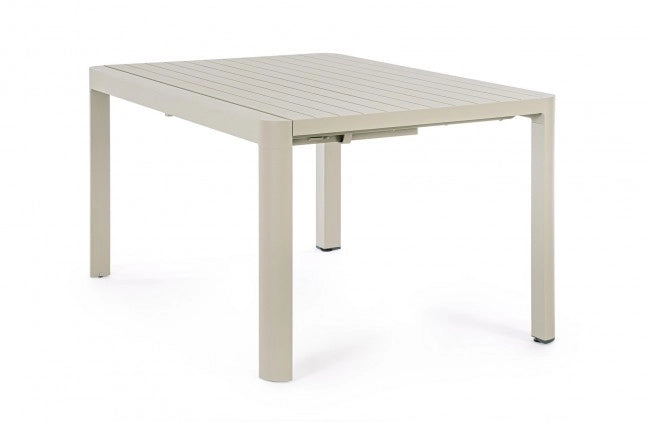 Tavolo Allungabile Alluminio Bianco Moderno da Esterno - HIDDEN