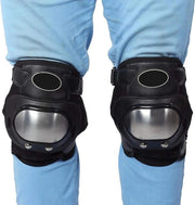 Protezioni per ginocchia e polpacci in acciaio inossidabile 2 pezzi - Kit di protezione per ginocchia e polpacci per adulti per motocicletta - Protezioni richieste in HTML .