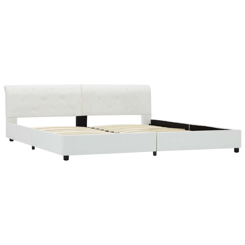 Giroletto Bianco in Similpelle 180x200 cm cod mxl 58144