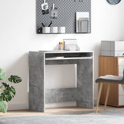 Scrivania per Computer Grigio cemento Truciolare