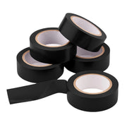 Kit nastro isolante in pvc autoestinguente multicolore per impianti sicuri *** colore nero, dimensioni 19 mm x 25 mt ...
