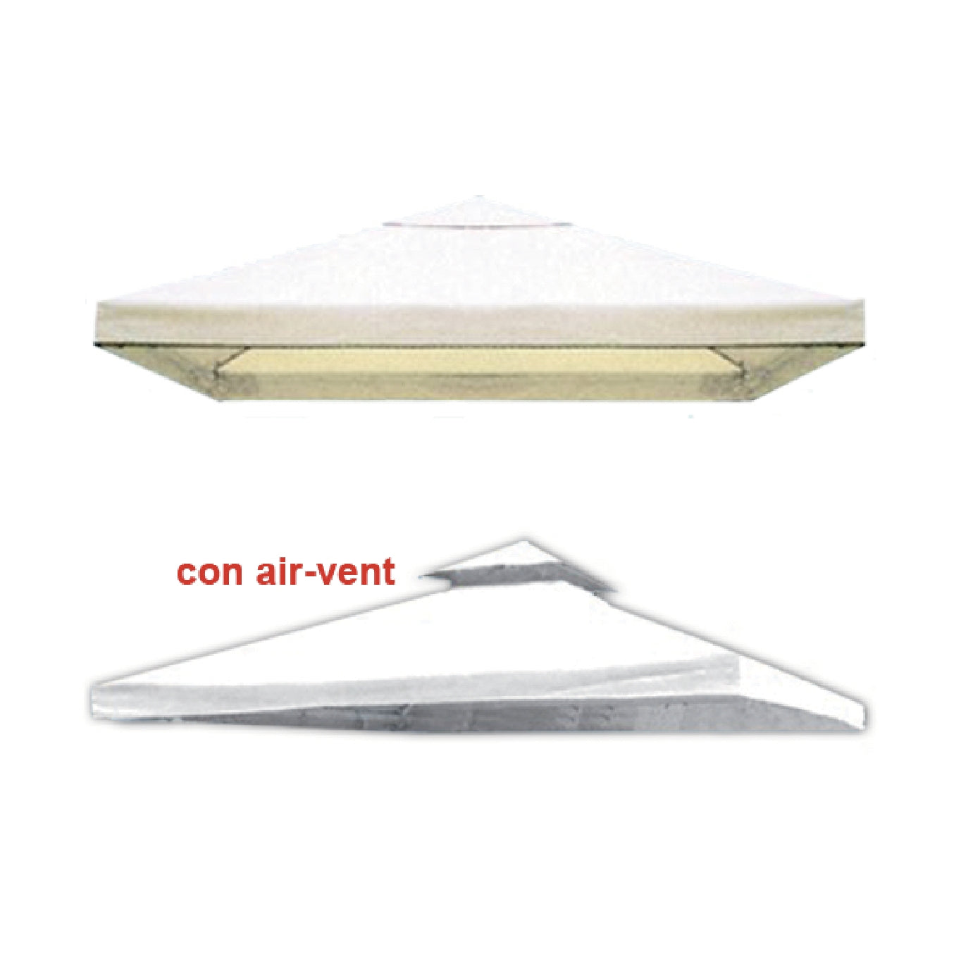 Teli C/Airvent Per Gazebo 3X3