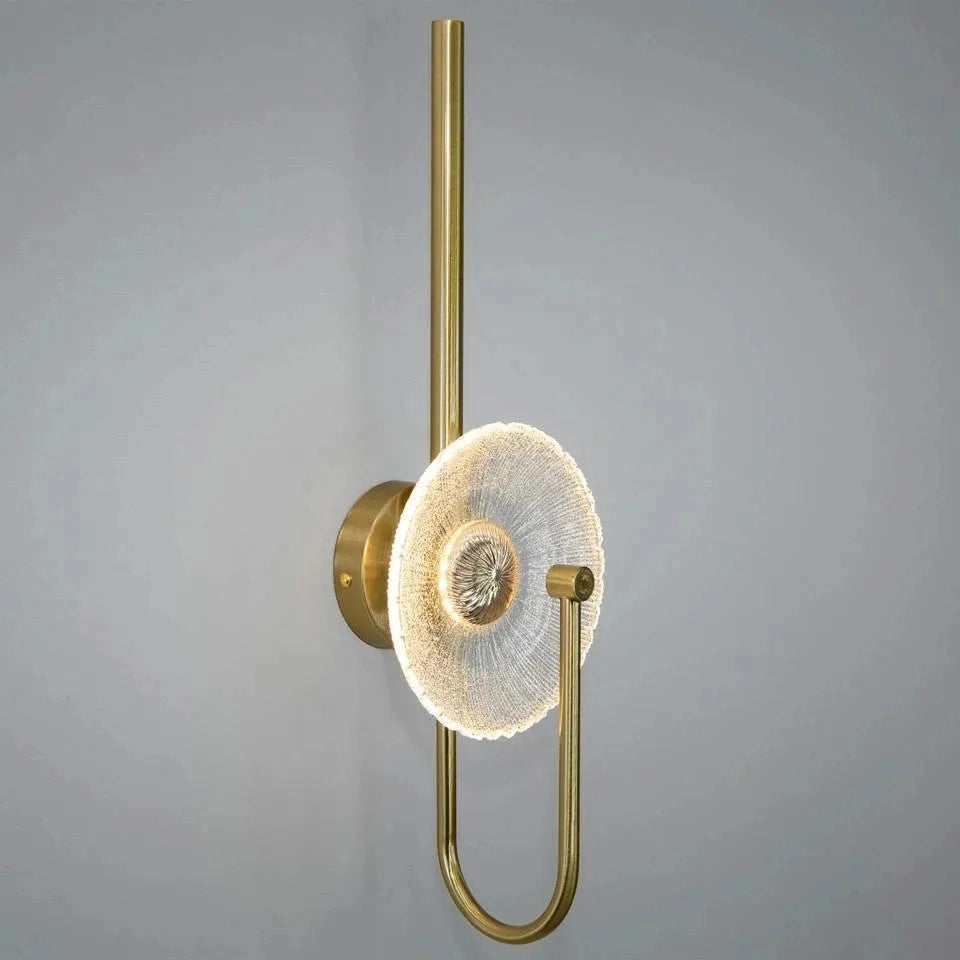 Applique Da Parete Led Lhj072-w Brush Gold