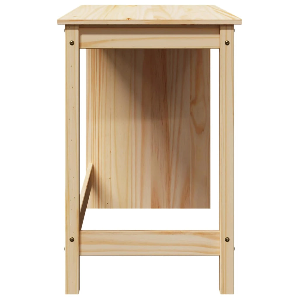 Scrivania Marrone 112 x 50 x 75 cm Legno di Pino Massello 42032396