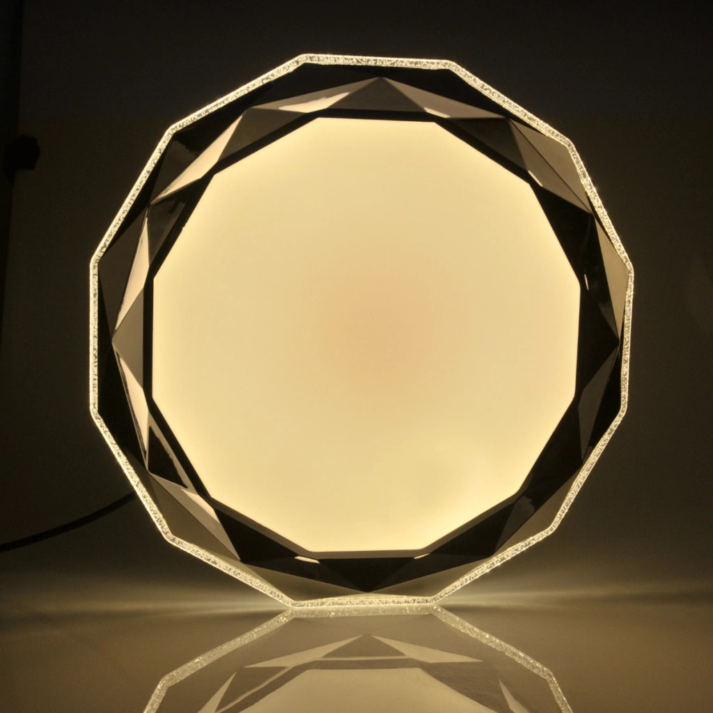 Plafoniera LED Polux Glossy 51cm 72W 8000lm CCT+telecomando