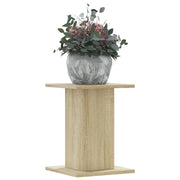 vidaXL Supporti per Piante 2 pz Rovere Sonoma 17x17x60cm in Truciolato