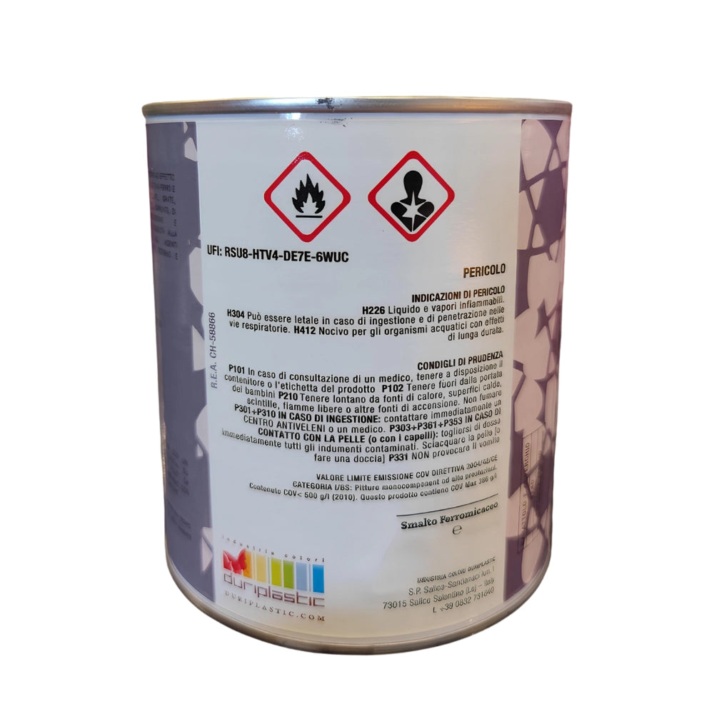 Durilux smalto sintetico ferromicaceo antichizzante ferro colore rame 270 *** formato 2.5 lt, confezione 1