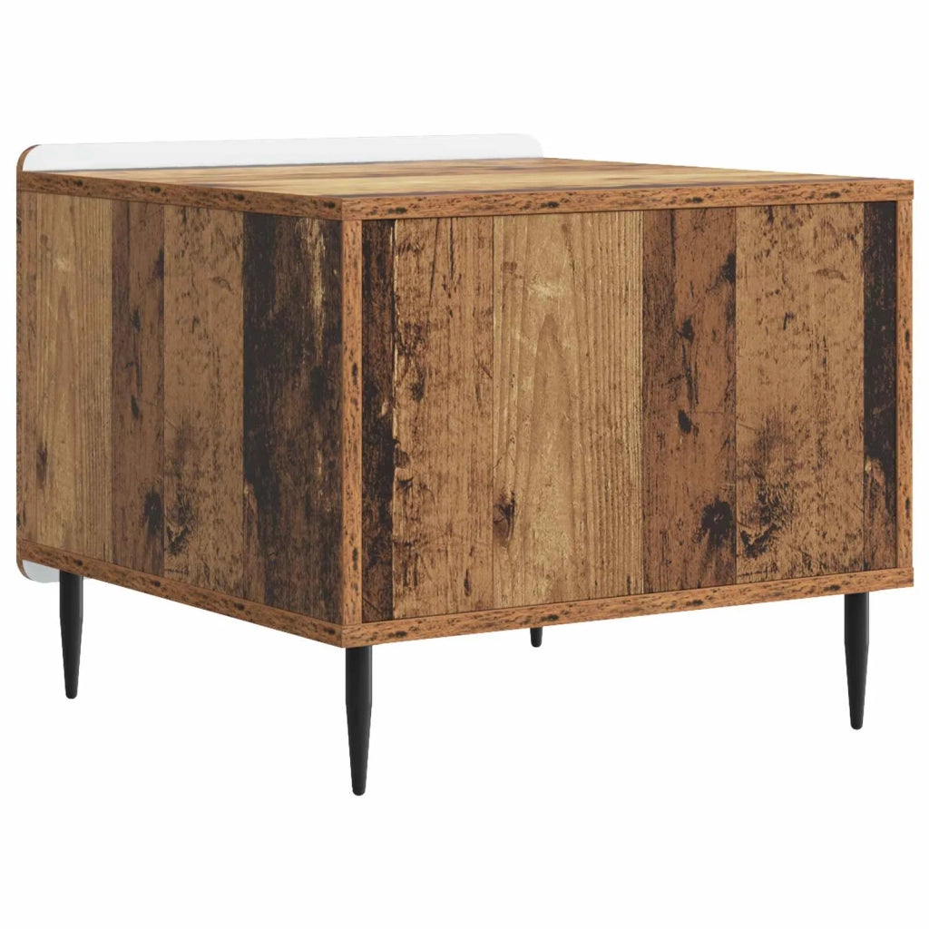Tavolino da salotto con cassetto Legno antico 49 x 50 x 42 cm