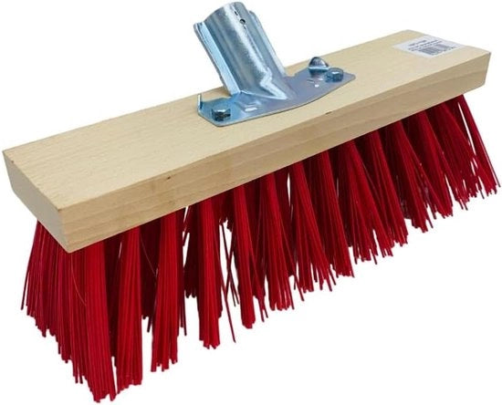 Broom industriale 38 cm largo fibre artificiali 90 mm - ideale per terrazzi e spazi all'aperto