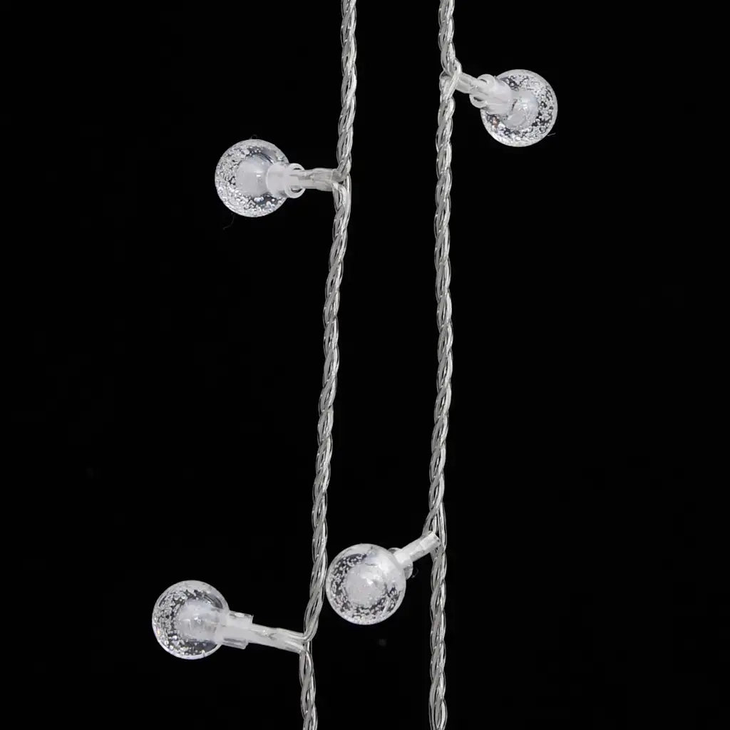 Filo di Luci Sferiche 40 m 400 LED Bianco Freddo 8 Funzioni 328815