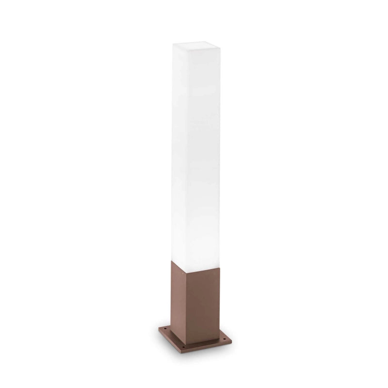 Lampada Da Terra Edo Outdoor Pt1 Square Coffee Ideal-Lux