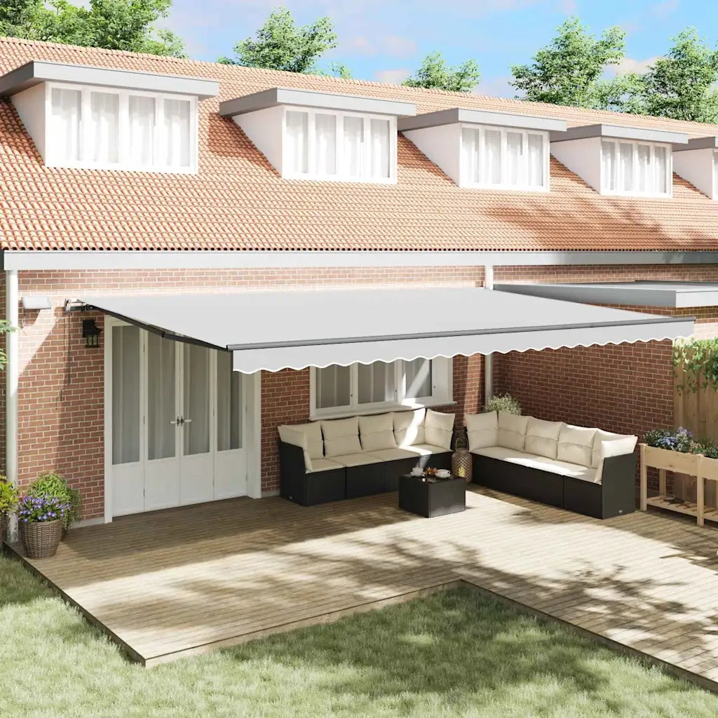 vidaXL Tenda da Sole con Antracite 6 x 3 m Metallo