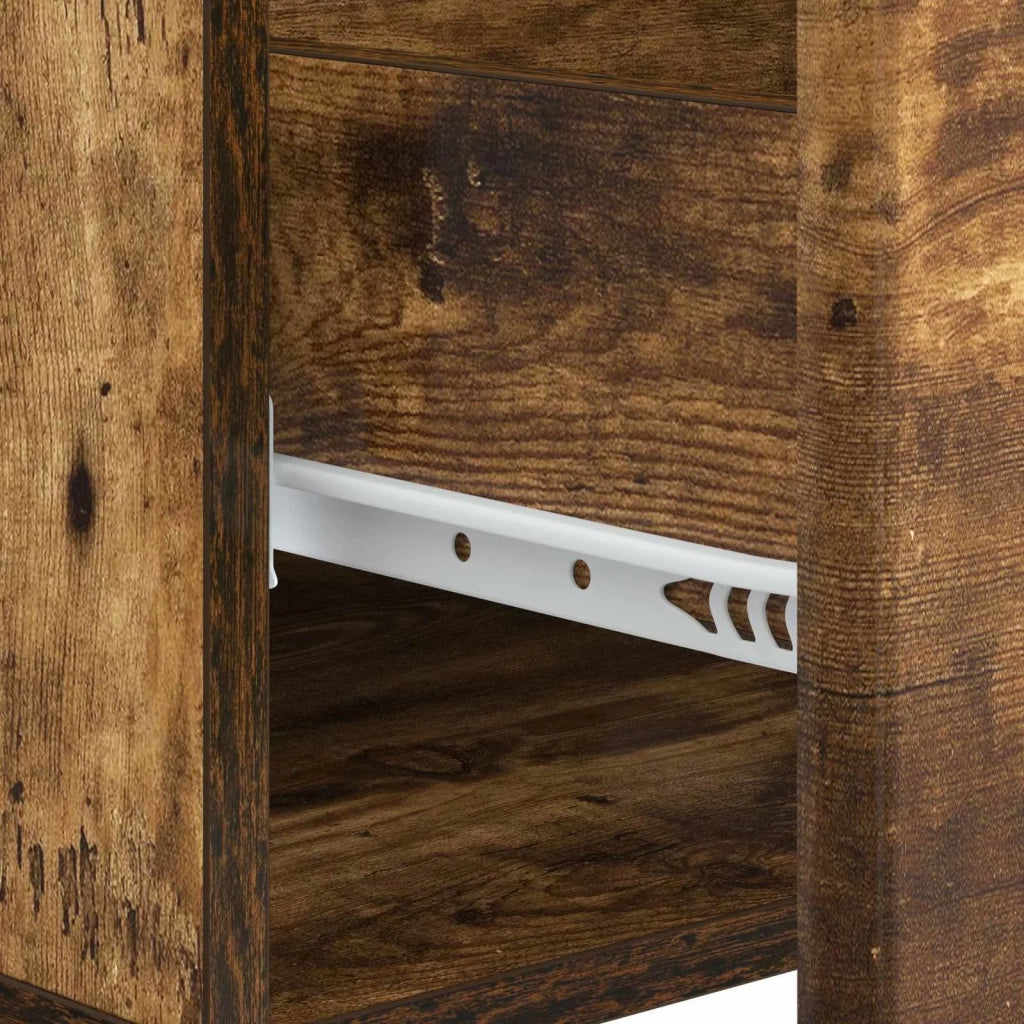 Tavolino da salotto con cassetto Rovere Fumo 49 x 50 x 40 cm