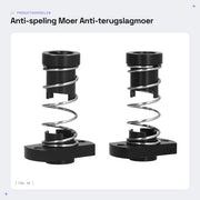 Mozzo anti-ritorno con eliminazione di spaziatura - 2-set - Mozzo speciale - Sistema anti-ritorno - Compatibile con CR10/CR-10S/Ender-3/Ender 3S/Ender3 Pro/Ender 3 V2