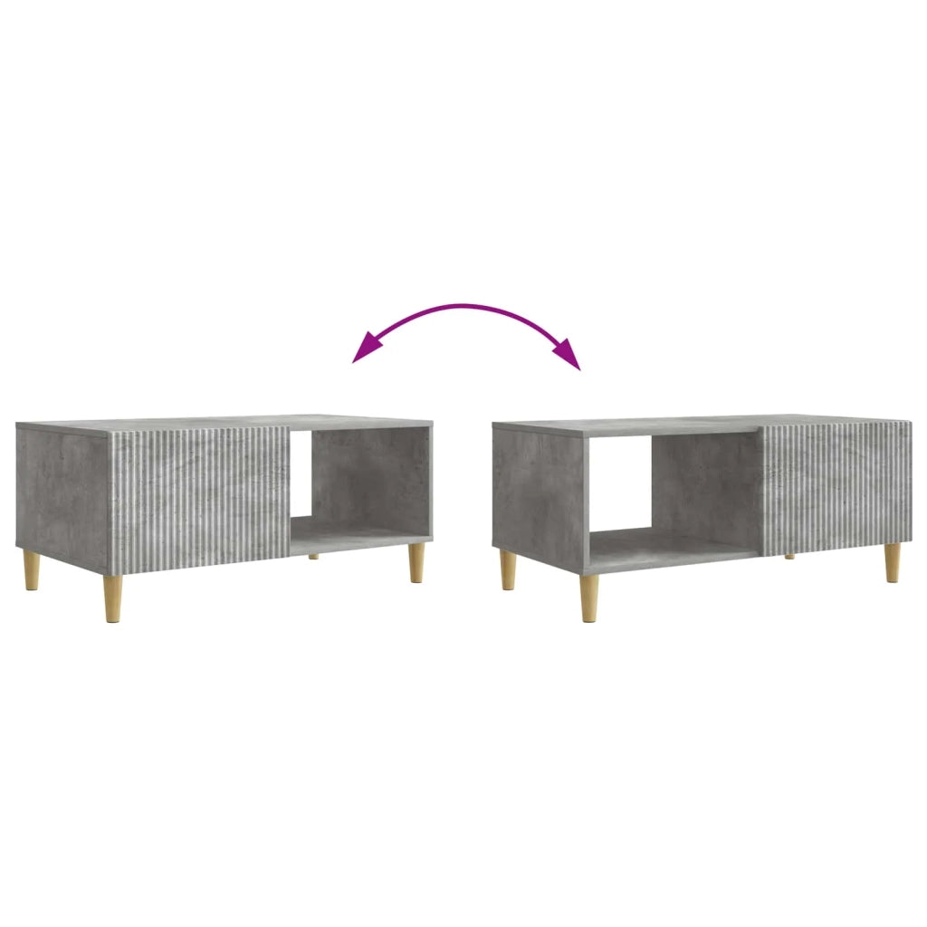 Tavolino da salotto Grigio Cemento 90 x 50 x 40 cm 894728