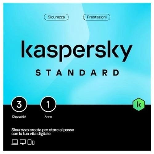 Kaspersky standard 3u 1y slim box - KL1041T5CFS-SSB