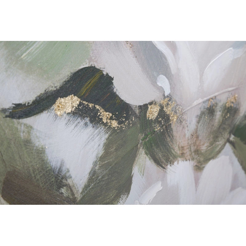 Dipinto Su Tela Flower&leaf cm 100x3,7x80