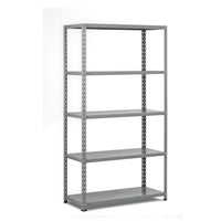 SCAFFALE METALLO 5 RIPIANI	100X40X188 130KG A RIPIANO