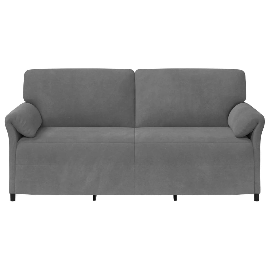 Divano 3-Persone Grigio Scuro 198 x 83 x 95 cm Velluto 42033968