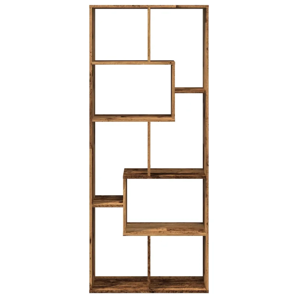 Libreria Divisorio Legno Antico 67x25x161,5 cm in Truciolato 858082