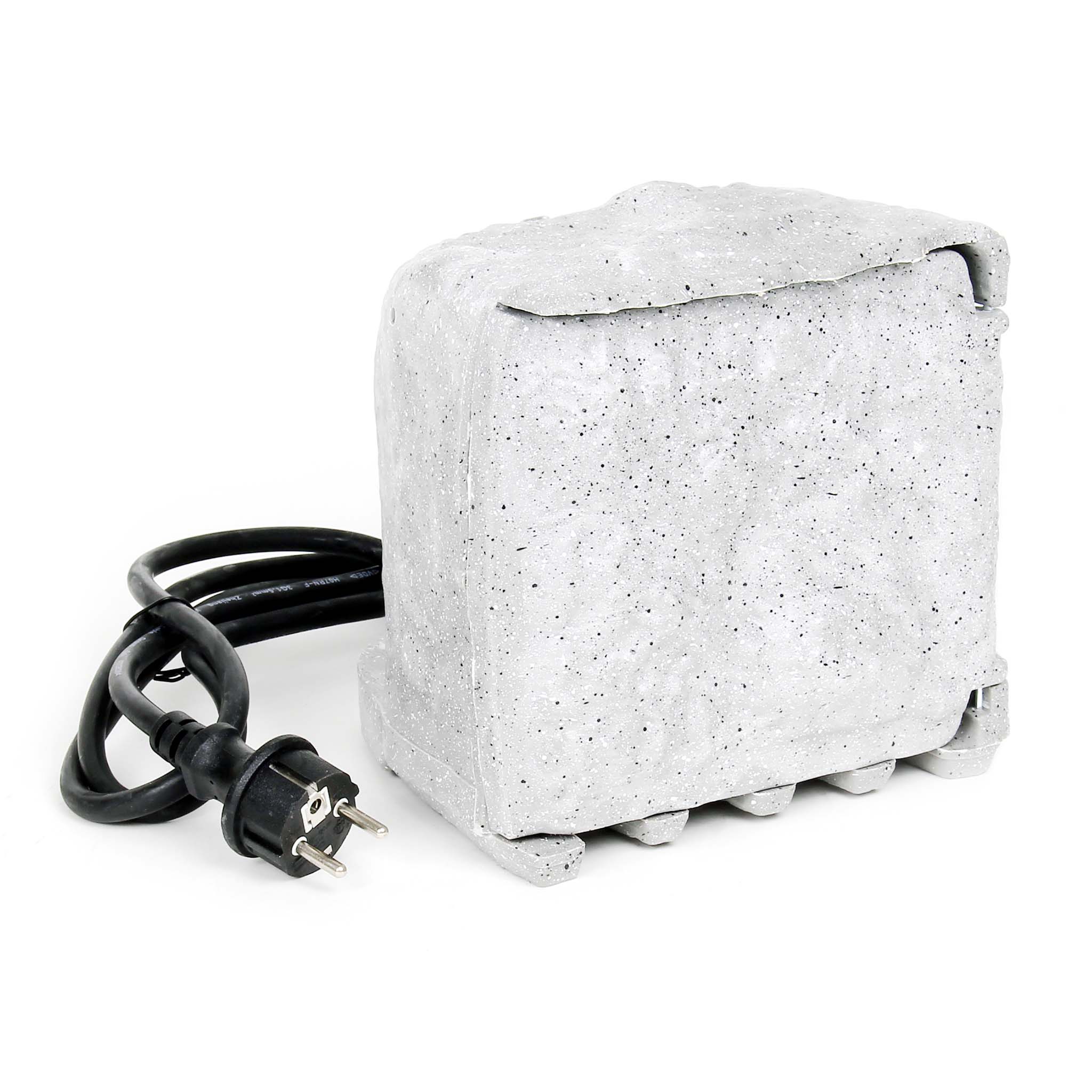 Presa multipla per esterno 4 prese cavo 5m Multipresa da giardino effetto pietra, protezione IP44