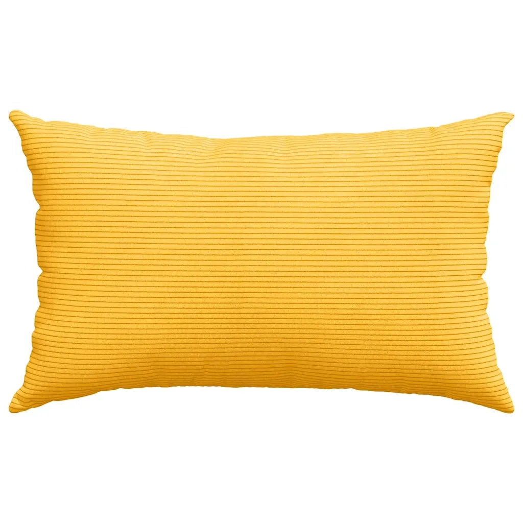 Cuscini da Divano 2 pz | Cuscini per sedie Giallo Chiaro 50 x 30 cm