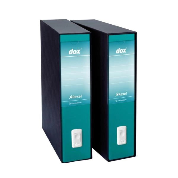 Esselte dox 2 raccoglitore ad anelli a4 nero, verde - D26212