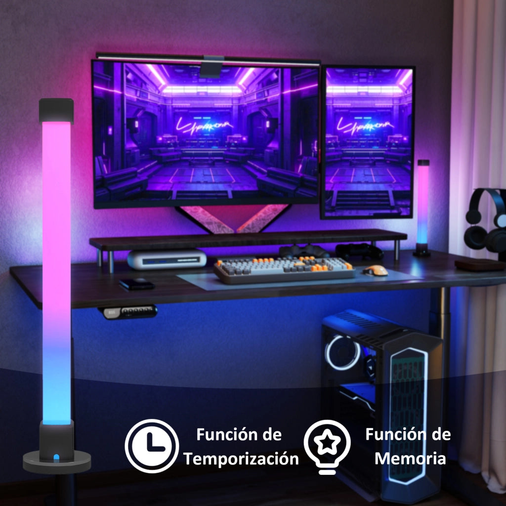 Lampada da Tavolo Smart con Controllo Bluetooth ¨C Xylo ¨C App, Sincronizzazione Musica, Bianco